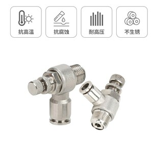 替代米思米 流速调节阀 洁净型 C-PJSPS4/6/8/10/12-M5/1/2/3
