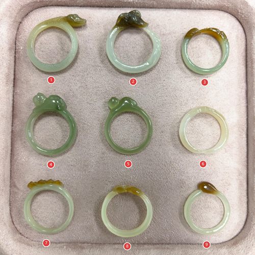 24周年庆稀缺手工雕刻新疆和田玉戒指