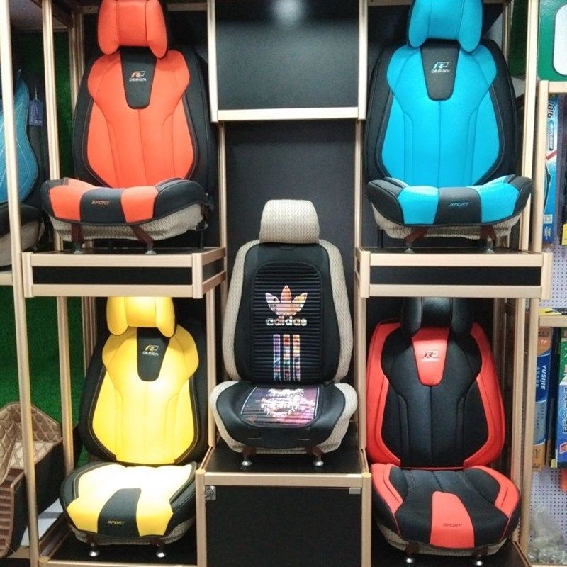精品汽车座垫展柜汽车脚垫用品货架高档座套坐垫展架座椅模型展柜