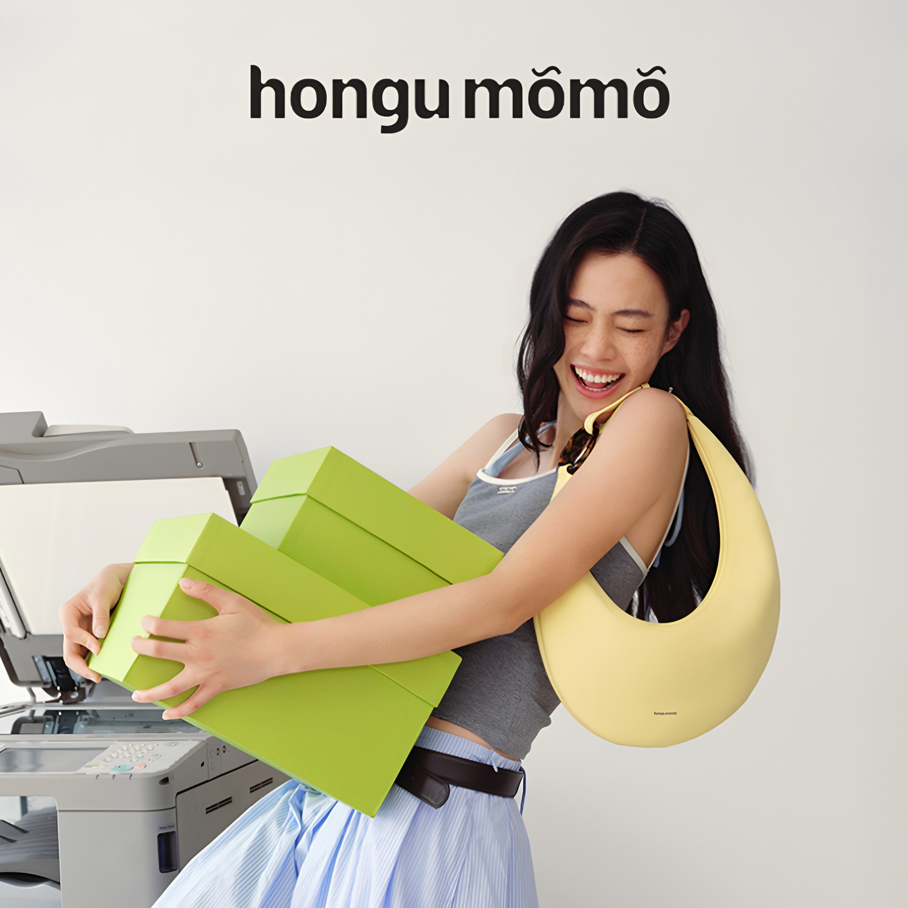hongu momo浪浪包小号日常通勤手提单肩斜挎原创设计包包官方正品
