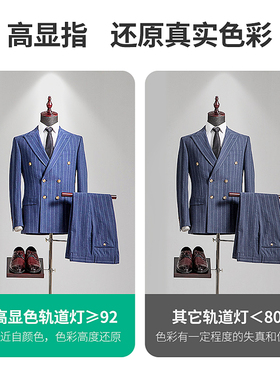 轨道灯LED射灯服装店铺 COB商用明装30W导轨式条家用女装超市天花