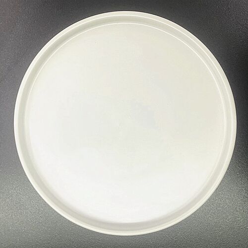 陶瓷托盘大号27cm花盆接水盘沥水亚光白色