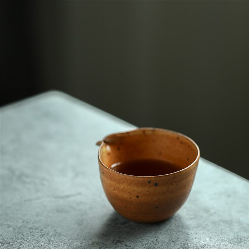 景德镇仿柴烧粗陶公道杯手工陶瓷功夫茶具茶海分茶器匀杯家用单个