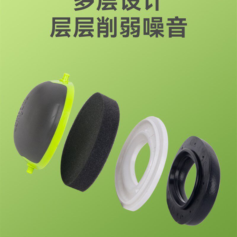 隔音耳罩降噪工业级头戴式防噪音耳机飞机静音防吵打呼噜车间射击