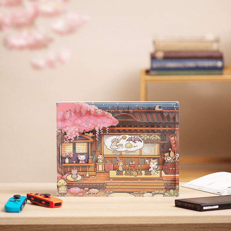 喵的旅星新手村酒馆纸雕灯可爱好看氛围灯小夜灯创意礼品生日礼物