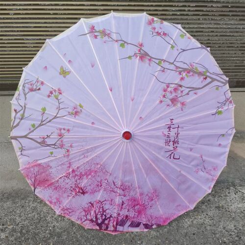 古风油纸伞演出舞蹈伞吊顶装饰伞旗袍走秀工艺伞加厚绸布伞防小雨
