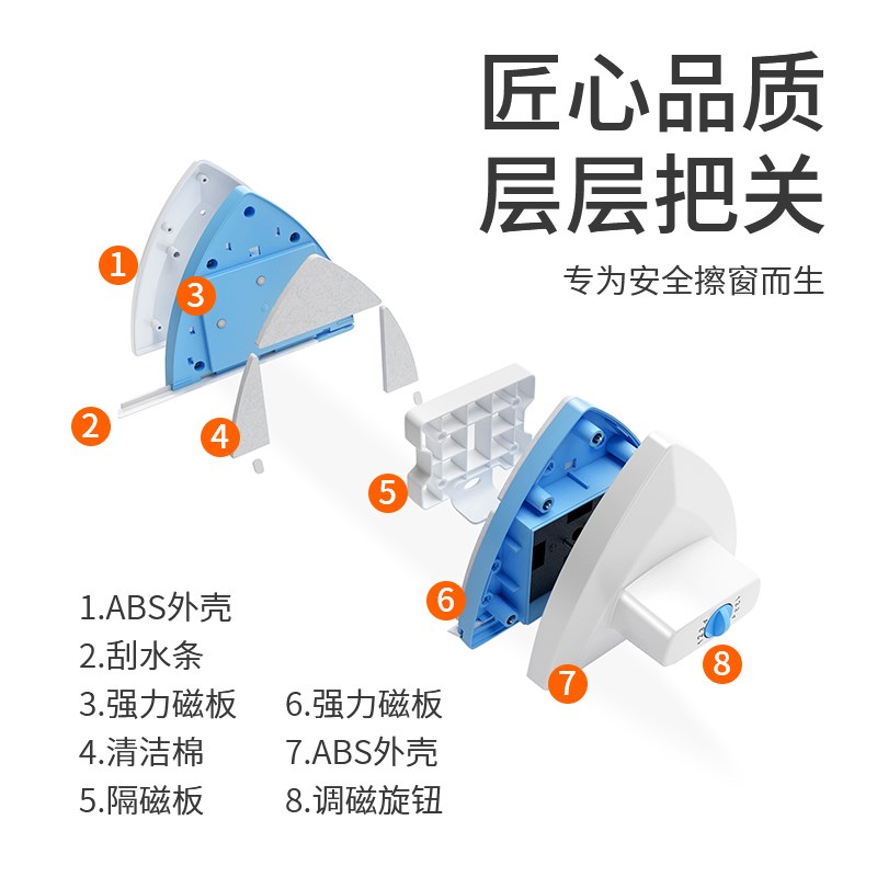 擦玻璃神器家用高层窗外专用玻璃刮清洁万能双面擦窗户洗保洁家政