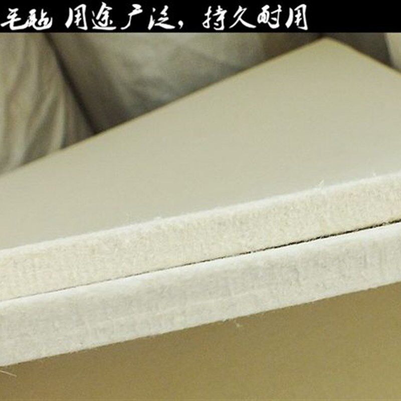 定做高密度工业毛毡吸油耐高温耐磨防尘抛光机械密封条垫圈10mm厚