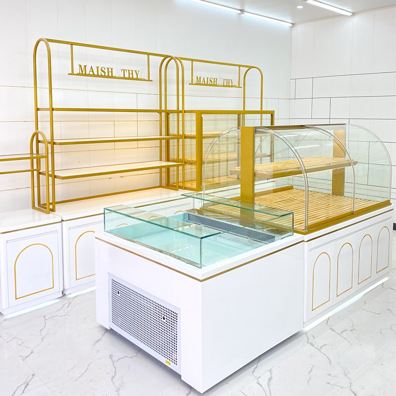 面包柜面包展示柜中岛柜边柜模型柜蛋糕店烘焙展柜货架冷柜