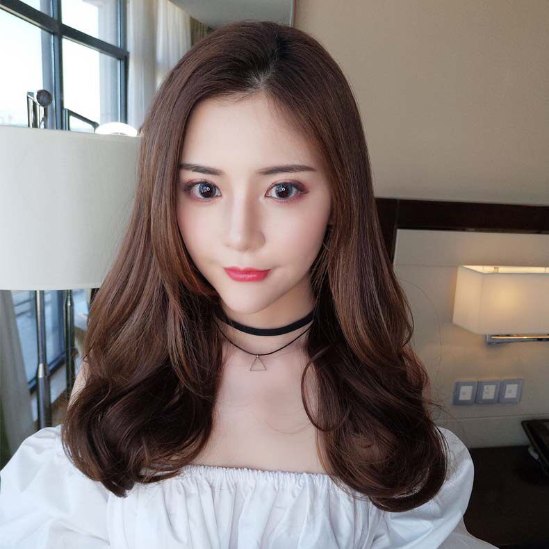 假发女长卷发大波浪中长发U型半头套蓬松自然网红锁骨可爱梨花头