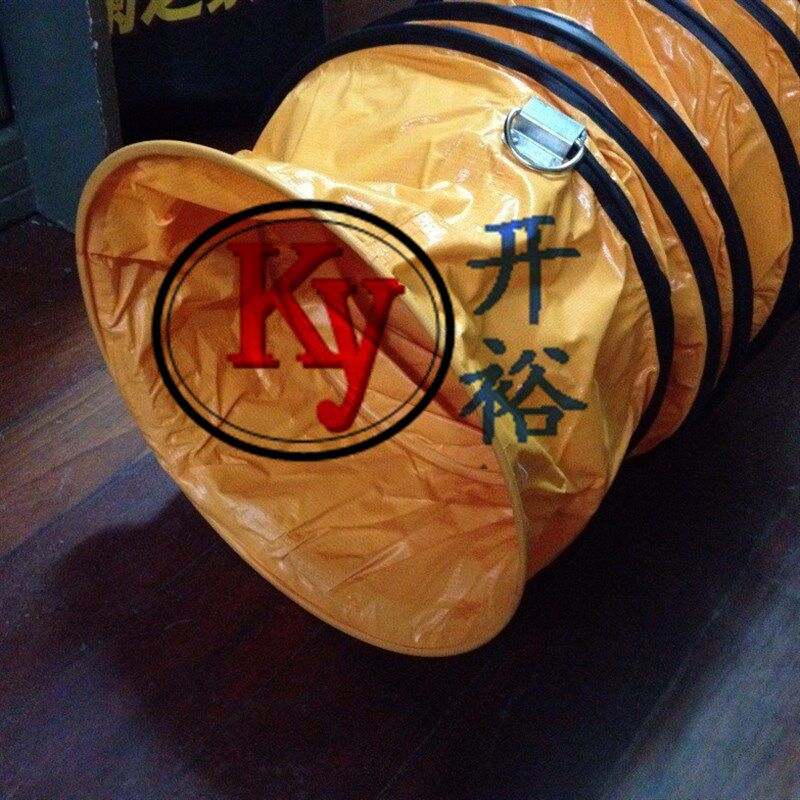 船用风管 PVC夹网布通风伸缩管 PVC排气管 工业软管 250mm*10米