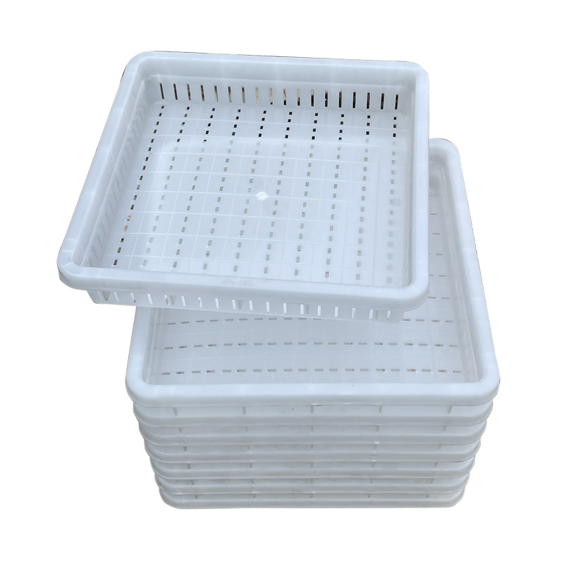 商用方形豆腐压板模具塑胶豆腐框家商用豆腐压板盒36x36x6公分