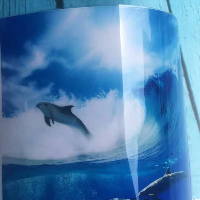 40丝冷裱钢化水晶膜装饰画晶瓷画装裱覆膜影楼大韩相框照片亮膜