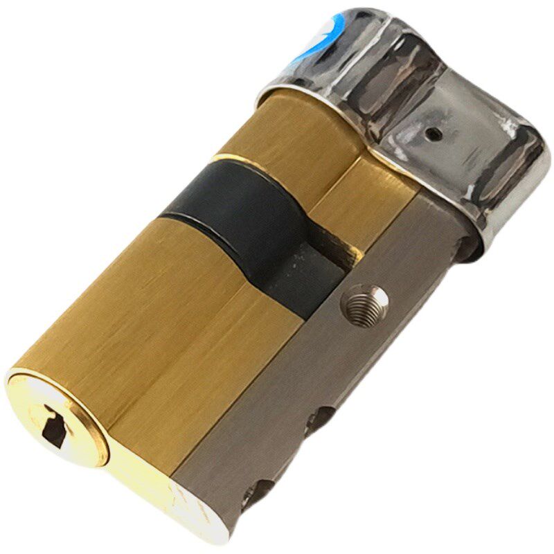 将军赛银悦鑫防盗门锁65 超C级内外铣槽12型单盖帽锁芯68mm=32+36