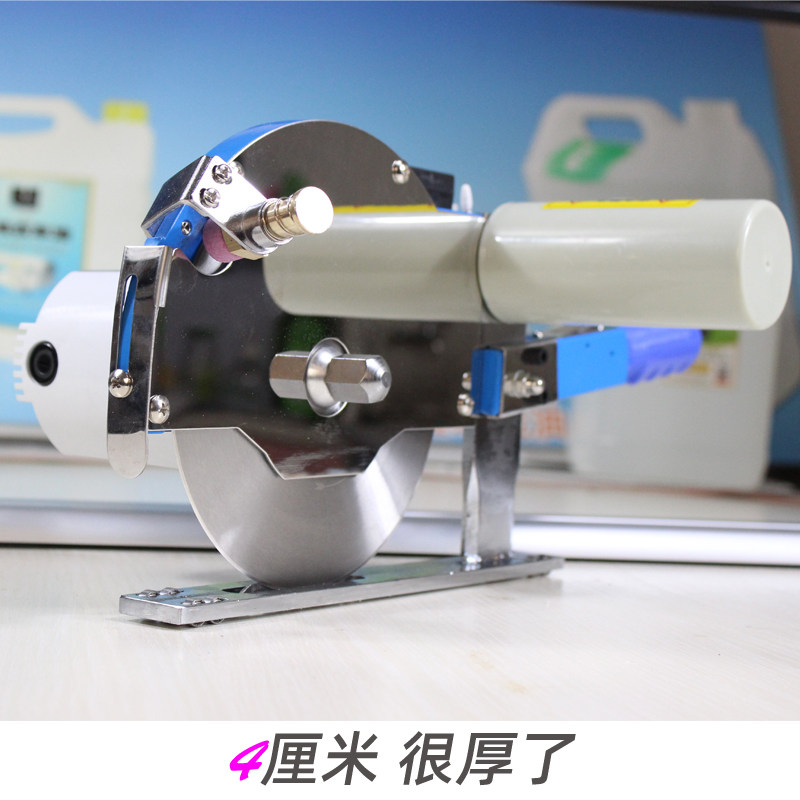 厚料轨道断布机全套浩瀚H260延时夹棉切布机4CM大机头直线裁剪机