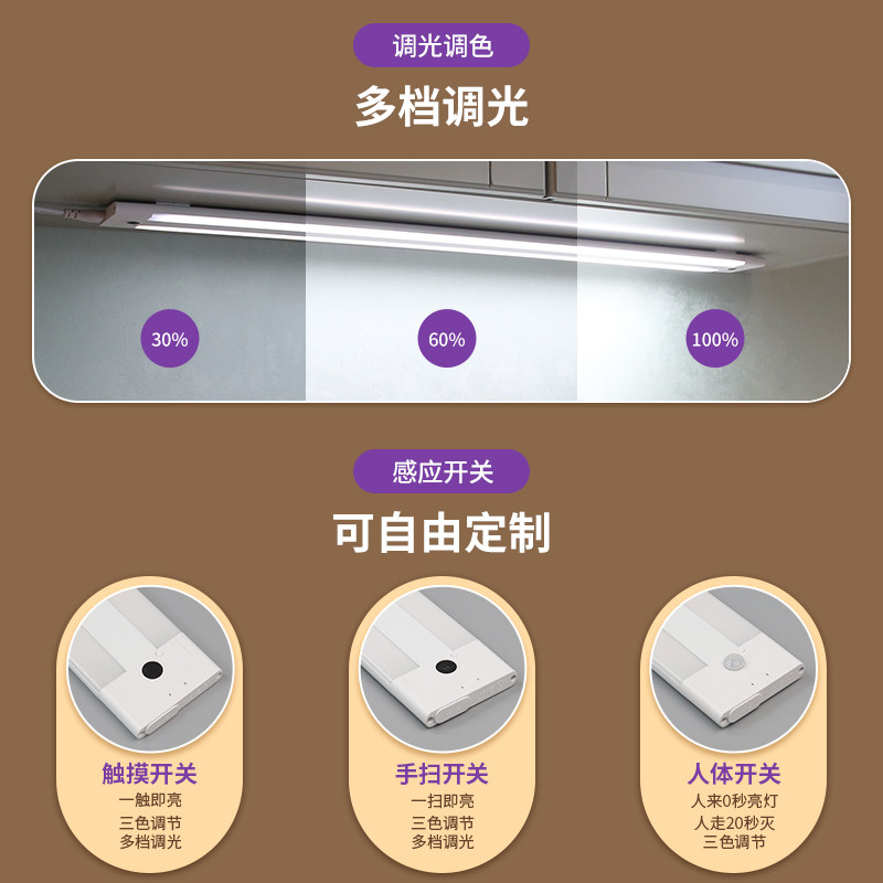 国AA级台灯学习专用学生书桌灯防蓝光吸顶灯儿童led阅读护眼灯条