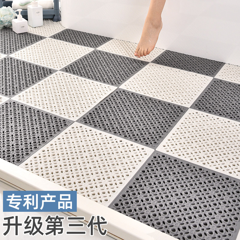 浴室防滑垫淋浴家用洗澡卫生间脚垫厕所镂空全铺沐浴防摔垫子地垫