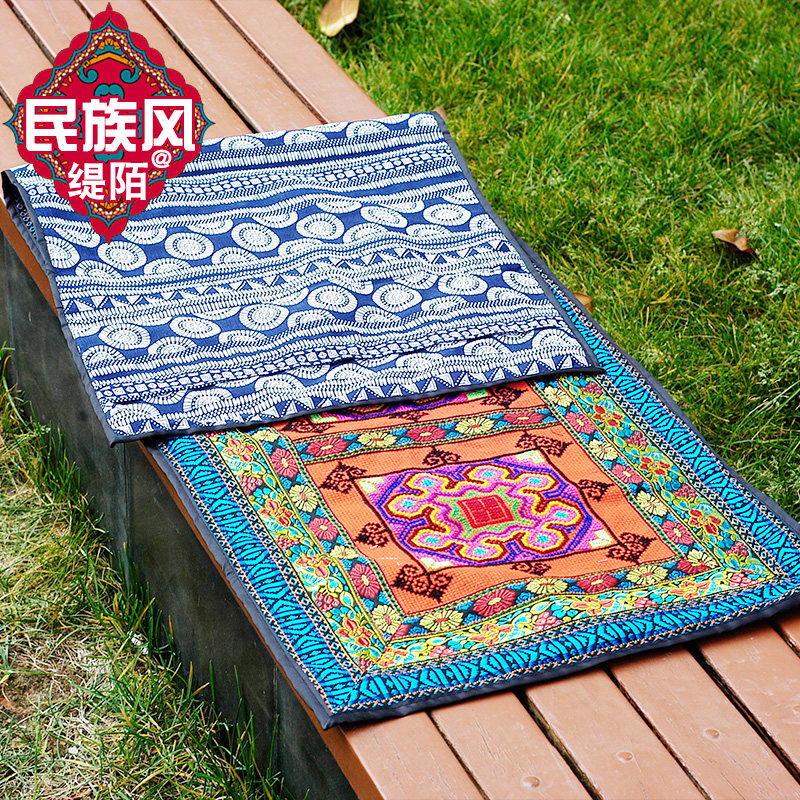 十字绣桌旗茶几桌旗布长条餐桌茶台布艺鞋柜布盖巾床旗尾巾沙发垫