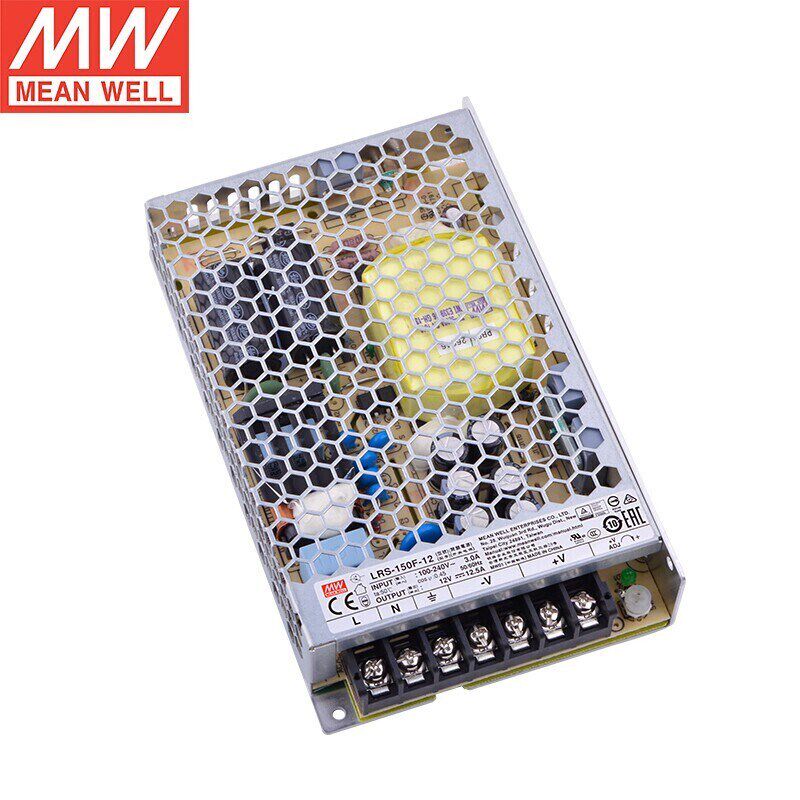 LRS-150F-12台湾明纬150W12V开关电源12A直流DC变压器监控LED灯带