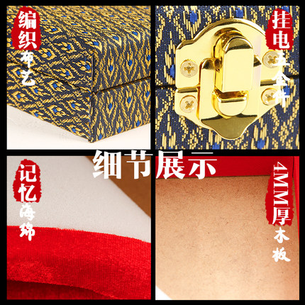 泰O验 泰国手工高端佛牌收纳盒 防尘 防摔 耐磨佛牌包装收藏盒