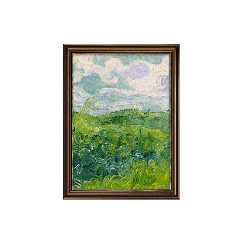 梵高装饰画美式玄关挂画欧式风景油画莫奈世界名画客厅餐厅壁画