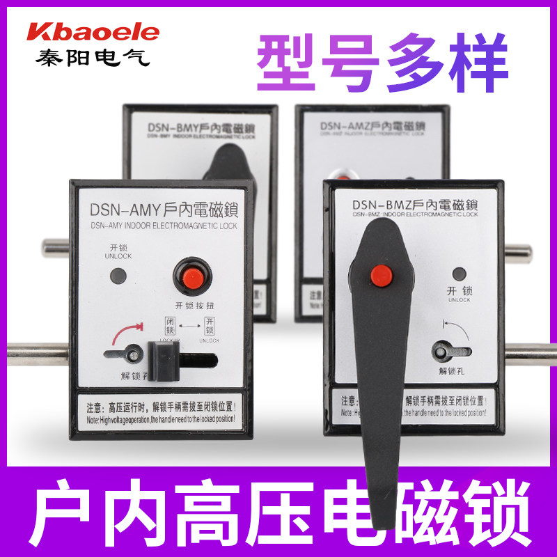户内高压电磁锁DSN-BMZ DSN-BMY 1Y/1Z开关柜门DMY DMZ左开右开