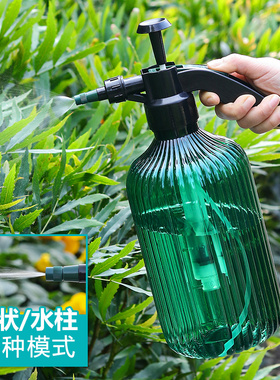 大容量手压式洒水壶园艺小型力喷水喷雾器喷壶气压式浇花壶洒水壶