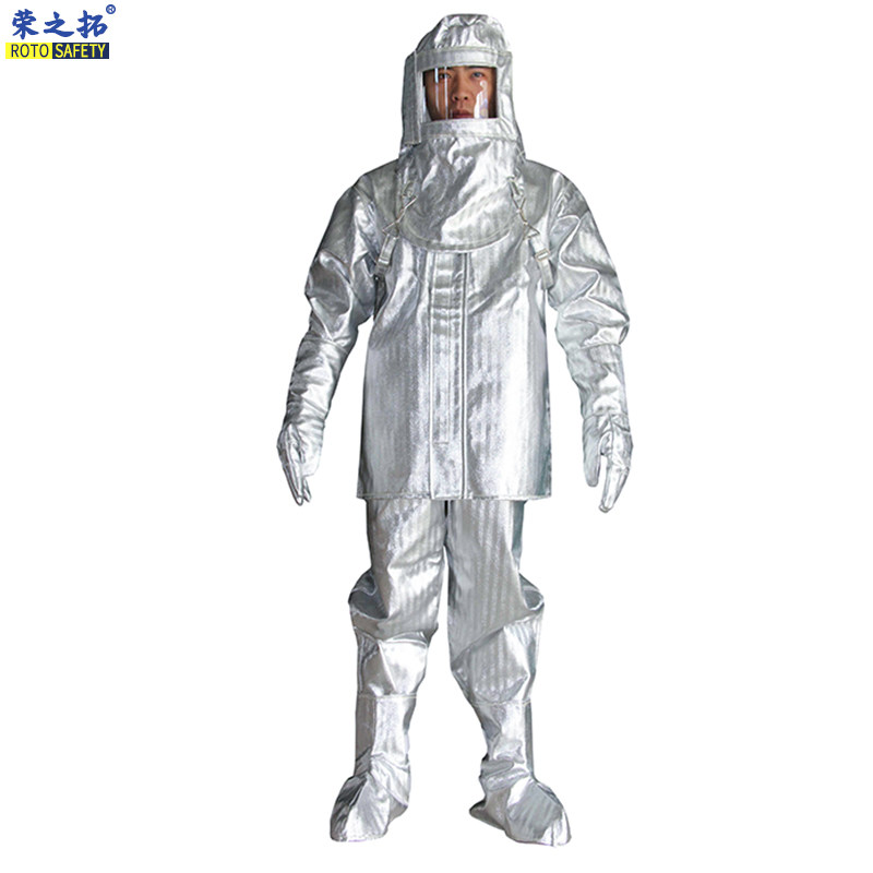 消防500度1000度重轻型防护作业耐高温防火防烫铝箔避火服隔热服