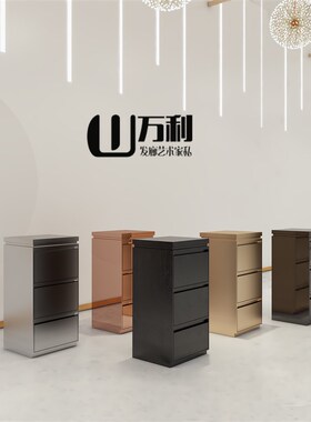 理发店工具柜不锈钢发廊专用工具台抽屉式柜子剪发柜美发双面柜子