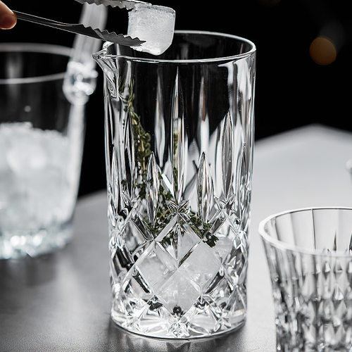 德国水晶玻璃杯酒吧调酒师专用鸡尾酒调酒杯混合搅拌杯子酒具套装