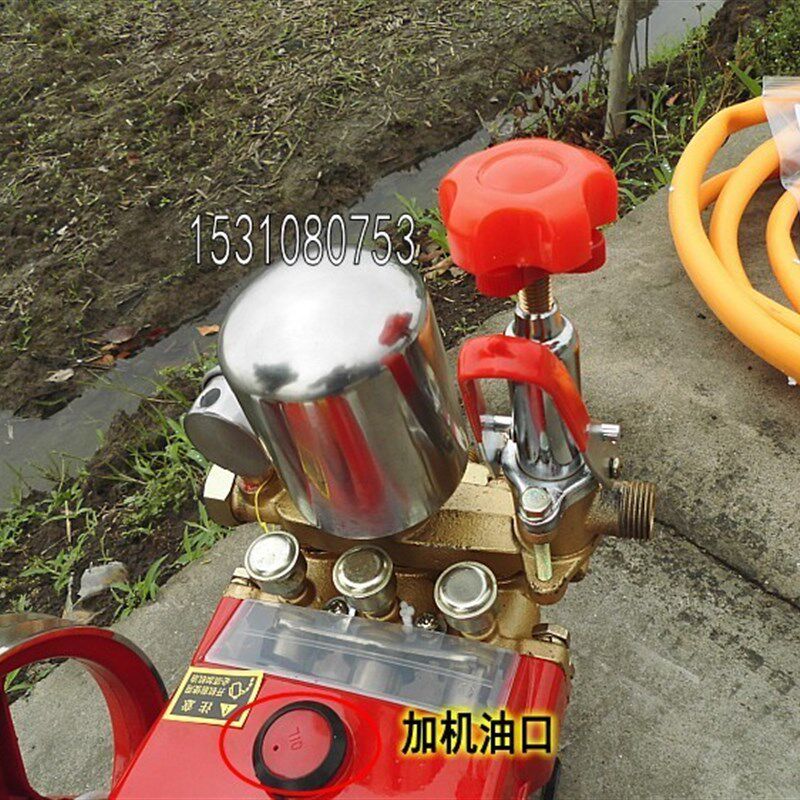 26型精品三缸柱塞泵打药机机动喷雾器专用打药泵泵头/雾化水泵
