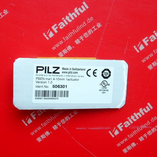 Pilz 506301 皮尔磁全新安全传感器 PSEN ma1.4-10mm 1a议价