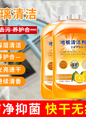 家用清洁剂拖地杀菌留香浴室木质地板护理清洗厨房强力去油污神器