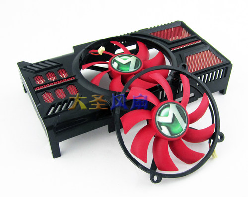原装铭瑄 HD7750/HD7770 巨无霸 显卡风扇 MS-C-9015A-WJH