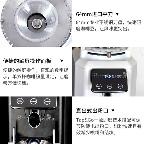 WPM惠家豆ZD-18S升级版意式电动磨 机家用专咖全自动业啡研磨粉碎