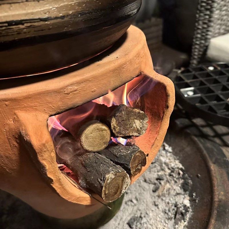 土灶专取杨木棒柴劈材用暖烧烤柴火干柴烧火木头篝火果木木柴10斤
