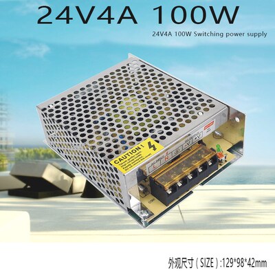 开关电工 24V4A变压器 220V转24V100W源控监控L电DE源 S-100-24
