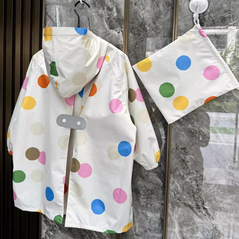 儿童雨衣男童女童小学生幼儿园宝宝轻便防水全身长款带书包位雨披