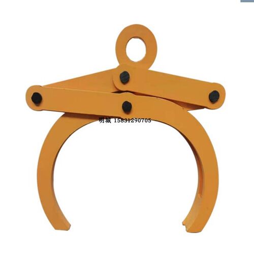 吨D重列圆管夹具 钢管水泥管水平吊运夹钳 起系吊钳 1O2吨3吨