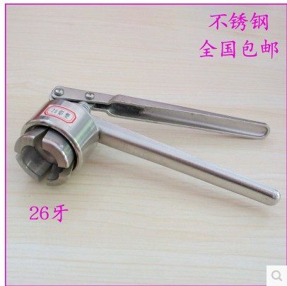 邮瓶20.26牙28牙不锈钢压盖机盐水瓶手动轧盖钳输液包封口工具