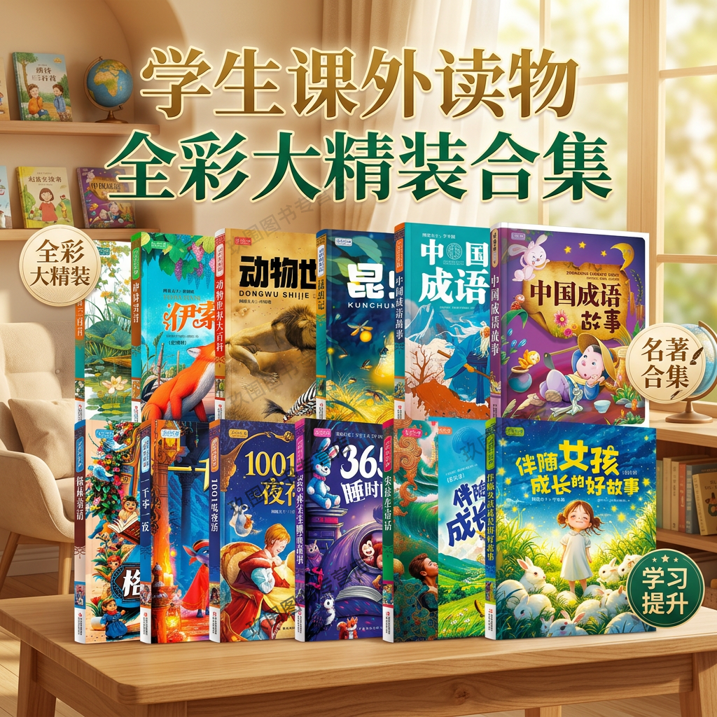 中国成语故事+昆虫记+唐诗三百首