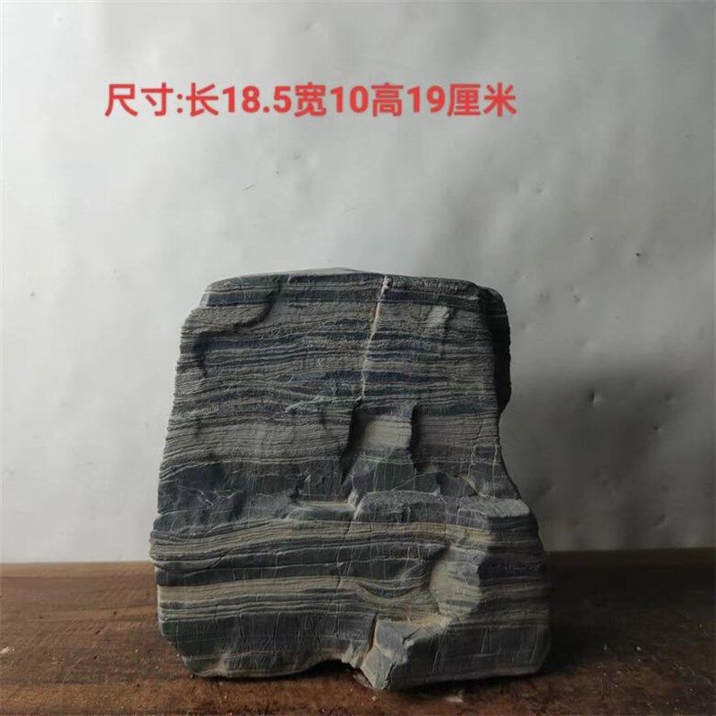 天然原石灵璧石盆景石 鱼缸造景龟纹石根抱石 花盆造景  盆景石料