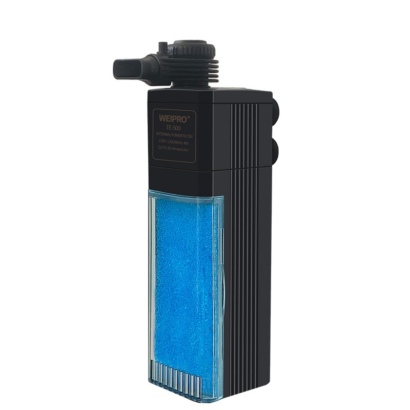鱼缸过滤器内置三合一潜水泵雨淋管过滤器龟缸低水位水族箱增氧泵