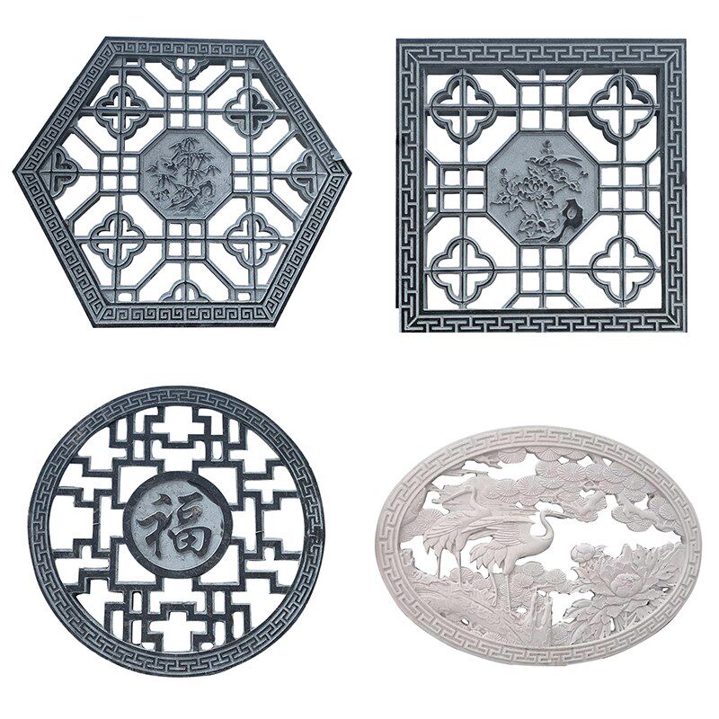 石雕浮雕壁画镂空窗花青石五福地雕大理石刻字玄关影壁墙牌匾定制图片