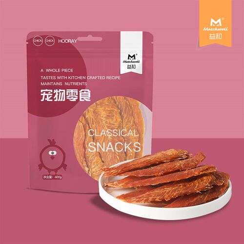 益和鸡肉干狗零食鸡胸肉干肉条成幼犬磨牙健齿训犬宠物零食鸭肉干
