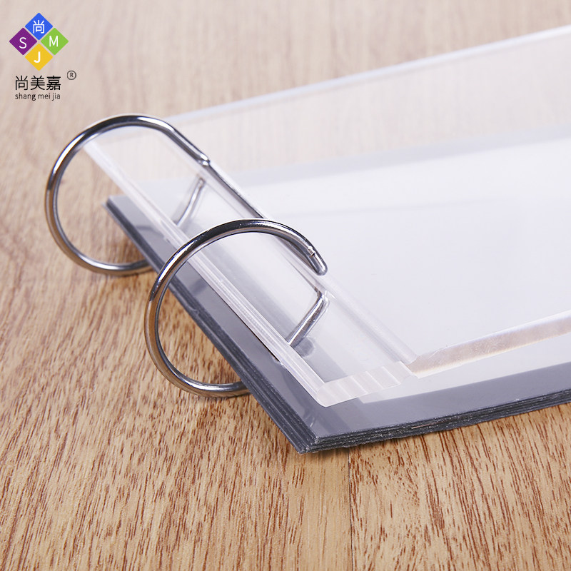 亚克力A4翻页台卡高档透明桌签活页台历架桌牌菜单展示牌A5水晶相图片