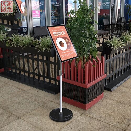不锈钢a4立牌指示牌立式广告牌水牌展示架a3酒店导向牌落地展示牌