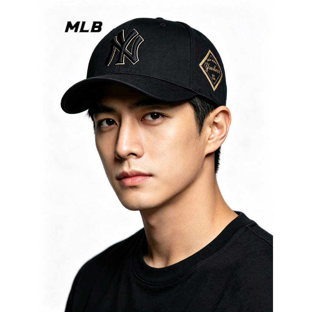 MLB帽子男女款棒球帽硬顶鸭舌帽休闲运动帽礼物3ACP8501N-50GOS