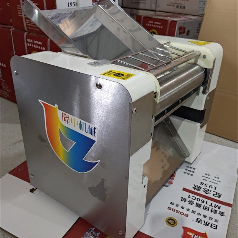 面馆用白水寺有不锈钢铜线大电机 小型商用电动压面条机200型揉面