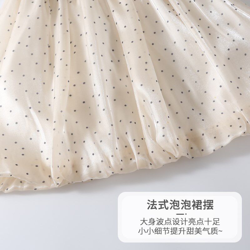 女童公主裙夏装小童宝宝绣花裙子童装蕾丝短袖夏季婴儿童连衣裙女